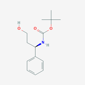 molecular formula C14H21NO3 B131013 (R)-N-Boc-3-amino-3-phenylpropan-1-ol CAS No. 158807-47-7