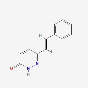 molecular formula C12H10N2O B1310139 6-Styryl-3-pyridazinol CAS No. 83516-65-8