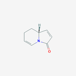 molecular formula C8H9NO B13101428 (R)-8,8A-dihydroindolizin-3(7H)-one 