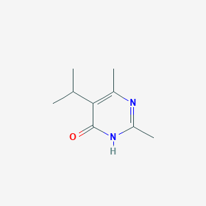 molecular formula C9H14N2O B13101452 5-Isopropyl-2,6-dimethylpyrimidin-4(1H)-one 