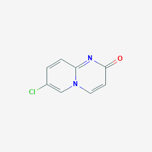 molecular formula C8H5ClN2O B13101579 7-Chloro-2H-pyrido[1,2-a]pyrimidin-2-one CAS No. 144332-05-8