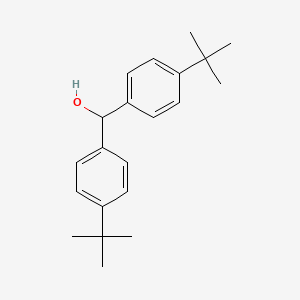 molecular formula C21H28O B13101982 Bis(4-(tert-butyl)phenyl)methanol 