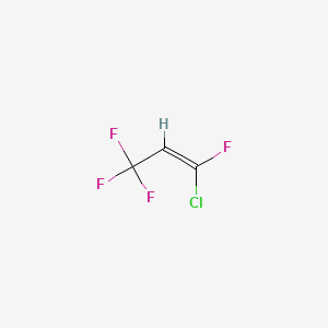 molecular formula C3HClF4 B1310209 1-Propene, 1-chloro-1,3,3,3-tetrafluoro- CAS No. 460-71-9