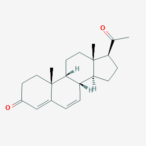 molecular formula C21H28O2 B131022 (9beta)-Pregna-4,6-diene-3,20-dione CAS No. 2640-38-2