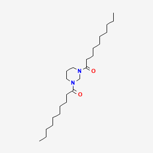 molecular formula C24H46N2O2 B13102261 1,1'-Dihydropyrimidine-1,3(2h,4h)-diyldidecan-1-one CAS No. 32634-22-3
