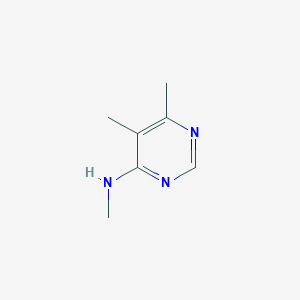 molecular formula C7H11N3 B13102277 N,5,6-Trimethylpyrimidin-4-amine 