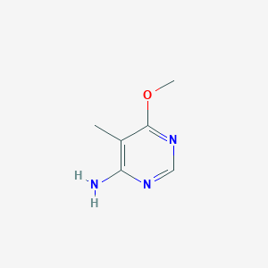 molecular formula C6H9N3O B13102281 6-Methoxy-5-methylpyrimidin-4-amine 