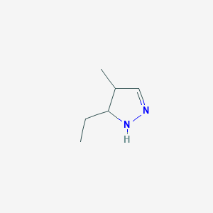 molecular formula C6H12N2 B13102310 5-Ethyl-4-methyl-4,5-dihydro-1h-pyrazole CAS No. 30433-49-9