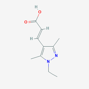 (2E)-3-(1-Ethyl-3,5-dimethyl-1H-pyrazol-4-YL)-acrylic acid