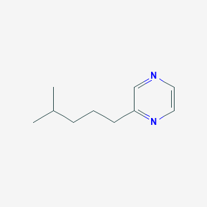 molecular formula C10H16N2 B13102390 2-(4-Methylpentyl)pyrazine 