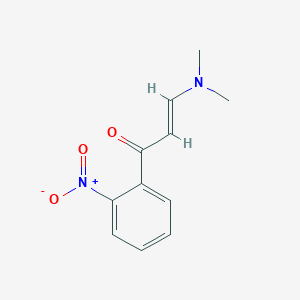 molecular formula C11H12N2O3 B1310242 3-(Dimethylamino)-1-(2-nitrophenyl)prop-2-en-1-one CAS No. 75415-02-0