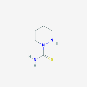 molecular formula C5H11N3S B13102496 Tetrahydropyridazine-1(2H)-carbothioamide 
