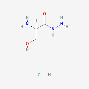 molecular formula C3H10ClN3O2 B1310253 DL-serine hydrazide Hydrochloride CAS No. 25317-90-2