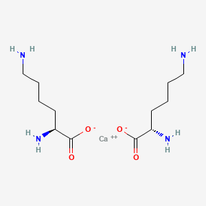 molecular formula C12H26CaN4O4 B1310256 Calcium di(L-lysinate) CAS No. 6150-68-1