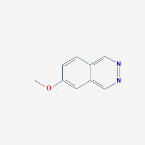 molecular formula C9H8N2O B13102566 6-Methoxyphthalazine 