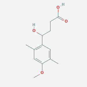 molecular formula C13H18O4 B1310266 4-Hydroxy-4-(4-methoxy-2,5-dimethylphenyl)butanoic acid CAS No. 879053-36-8