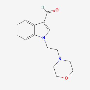 molecular formula C15H18N2O2 B1310269 1-(2-Morpholin-4-yl-ethyl)-1H-indole-3-carbaldehyde CAS No. 151409-85-7