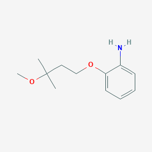 molecular formula C12H19NO2 B1310274 2-(3-Methoxy-3-methyl-butoxy)-phenylamine CAS No. 883545-58-2