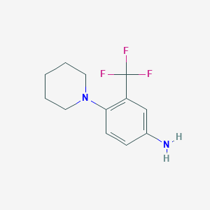 4-Piperidin-1-yl-3-trifluoromethyl-phenylamine