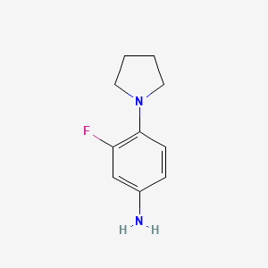 3-Fluoro-4-(pyrrolidin-1-yl)aniline