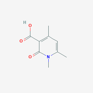 molecular formula C9H11NO3 B1310289 1,4,6-Trimethyl-2-oxo-1,2-dihydropyridine-3-carboxylic acid CAS No. 24667-08-1