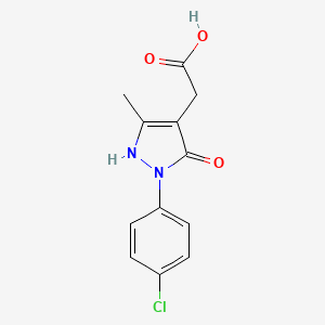 [1-(4-Chloro-phenyl)-5-hydroxy-3-methyl-1H-pyrazol-4-yl]-acetic acid