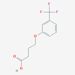 molecular formula C11H11F3O3 B1310296 4-(3-Trifluoromethyl-phenoxy)-butyric acid CAS No. 87411-31-2