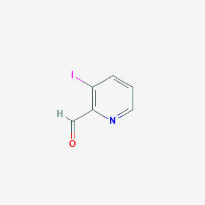 molecular formula C6H4INO B13102989 3-Iodopicolinaldehyde 