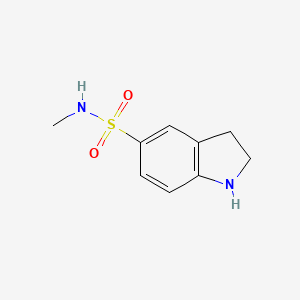 molecular formula C9H12N2O2S B1310308 N-METHYLINDOLINE-5-SULFONAMIDE CAS No. 113162-46-2