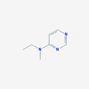 molecular formula C7H11N3 B13103154 N-ethyl-N-methylpyrimidin-4-amine CAS No. 77200-09-0