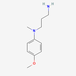 molecular formula C11H18N2O B1310334 N'-(4-methoxyphenyl)-N'-methylpropane-1,3-diamine CAS No. 889939-87-1