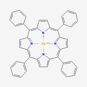 molecular formula C44H28N4Pd B13103359 (meso-Tetraphenylporphyrinato)palladium 