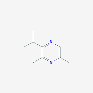 molecular formula C9H14N2 B13103369 2-Isopropyl-3,5-dimethylpyrazine 
