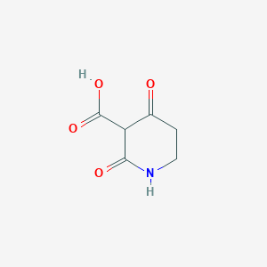 molecular formula C6H7NO4 B13103424 2,4-Dioxopiperidine-3-carboxylic acid CAS No. 220947-80-8