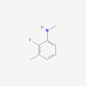 molecular formula C8H10FN B13103443 2-Fluoro-N,3-dimethylaniline CAS No. 502435-27-0