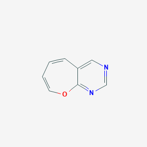 molecular formula C8H6N2O B13103468 Oxepino[2,3-D]pyrimidine CAS No. 36338-06-4