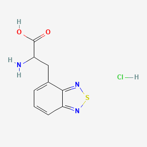 molecular formula C9H10ClN3O2S B1310357 4-(2-Amino-2-carboxyethyl)benzo[c]-2,1,3-thiadiazole hydrochloride CAS No. 20032-79-5