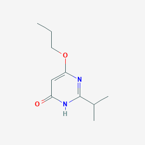 molecular formula C10H16N2O2 B13103670 2-Isopropyl-6-propoxypyrimidin-4(1H)-one 