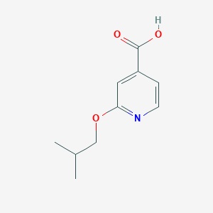molecular formula C10H13NO3 B13103734 2-Isobutoxyisonicotinicacid 