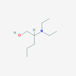 molecular formula C9H21NO B13103751 2-(Diethylamino)pentan-1-ol 