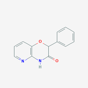 molecular formula C13H10N2O2 B1310380 2-苯基-2H-吡啶并[3,2-b][1,4]恶嗪-3(4H)-酮 CAS No. 24675-93-2
