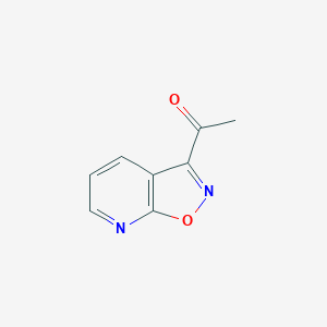 molecular formula C8H6N2O2 B13103897 1-(Isoxazolo[5,4-b]pyridin-3-yl)ethanone 