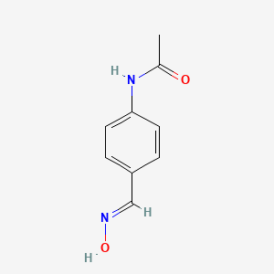 molecular formula C9H10N2O2 B1310400 N-{4-[(hydroxyimino)methyl]phenyl}acetamide CAS No. 5351-33-7