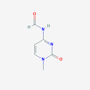 molecular formula C6H7N3O2 B13104007 N-(1-Methyl-2-oxo-1,2-dihydropyrimidin-4-yl)formamide 