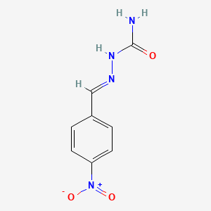 molecular formula C8H8N4O3 B1310403 (E)-2-(4-硝基亚苄基)肼基甲酰胺 CAS No. 5315-87-7