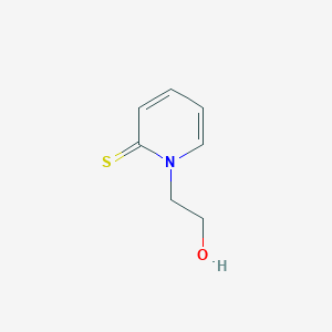 molecular formula C7H9NOS B13104031 1-(2-Hydroxyethyl)pyridine-2(1H)-thione 