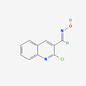 molecular formula C10H7ClN2O B1310404 2-Chloro-3-quinolinecarboxaldehyde oxime CAS No. 93299-49-1