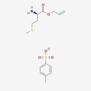 molecular formula C15H23NO5S2 B13104075 (R)-Allyl 2-amino-4-(methylthio)butanoate 4-methylbenzenesulfonic acid 