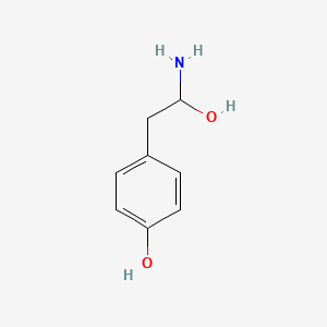 molecular formula C8H11NO2 B13104085 4-(2-Amino-2-hydroxyethyl)phenol CAS No. 356561-03-0