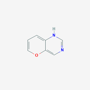 molecular formula C7H6N2O B13104179 1h-Pyrano[3,2-d]pyrimidine CAS No. 35760-28-2